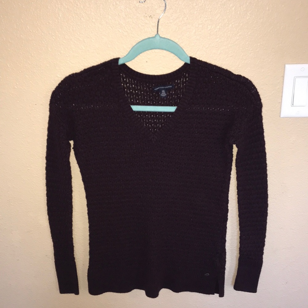 American eagle purple sweater